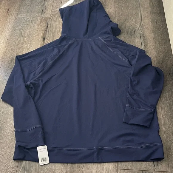 Oscar de la Renta Deep Blue Hoodie - Picture 8 of 15